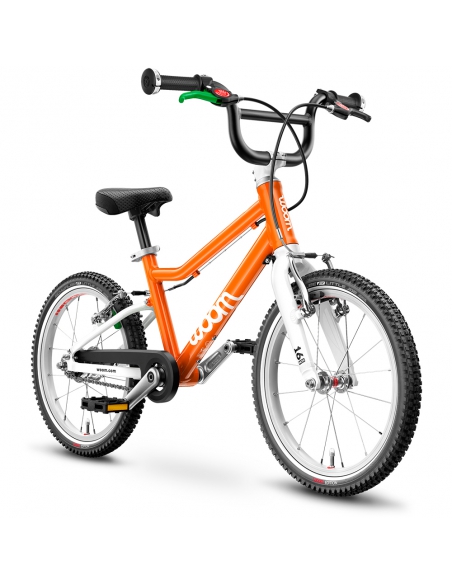 Rower dziecięcy Woom 3 AUTOMAGIC Flame Orange (16") pomarańczowy (z automatyczną przerzutką)