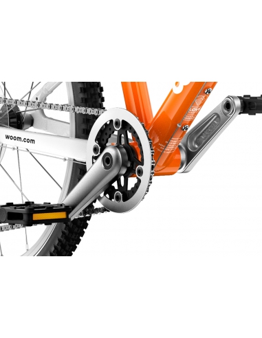 Rower dziecięcy Woom 4 Flame Orange (20") pomarańczowy