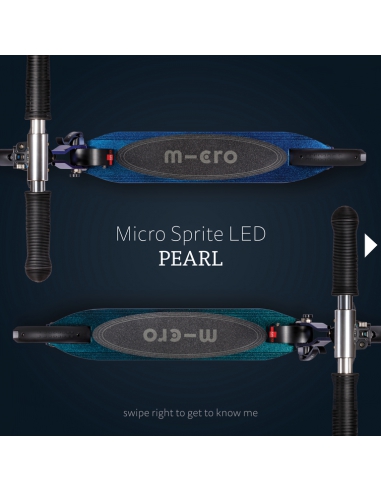 Hulajnoga Micro Sprite LED PEARL Green Purple...