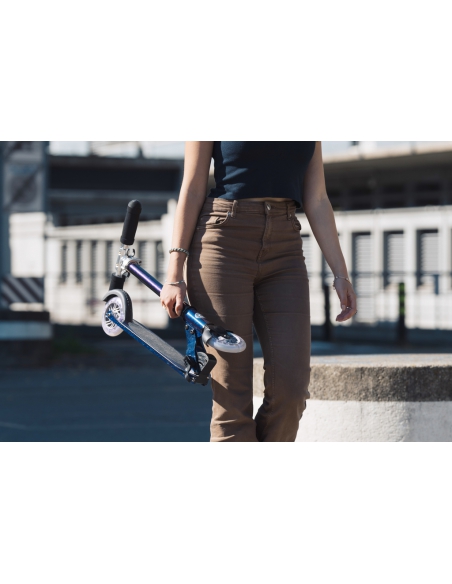 Hulajnoga Micro Sprite LED PEARL Blue Purple (świecące koła, perłowa powłoka)