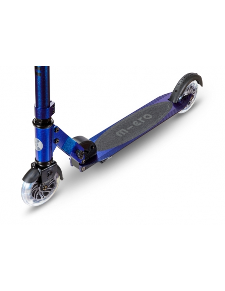 Hulajnoga Micro Sprite LED PEARL Blue Purple (świecące koła, perłowa powłoka)