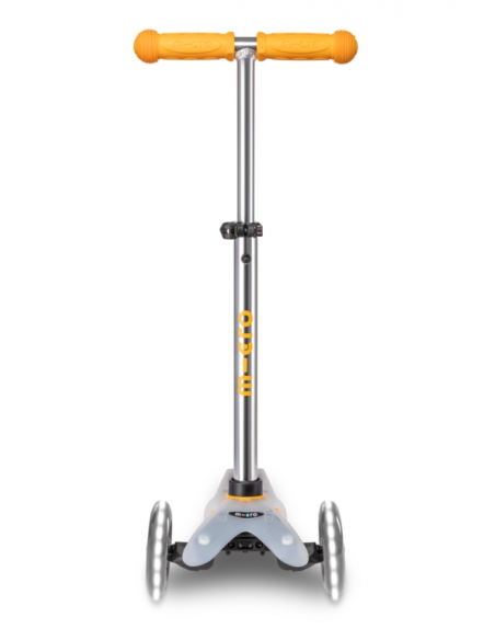 Hulajnoga Mini Micro Deluxe FLUX LED Yellow (świecące koła, półprzeźroczysty podest)