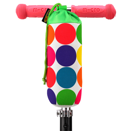 Pokrowiec Micro na butelkę lub bidon neonowe kropy neon dots