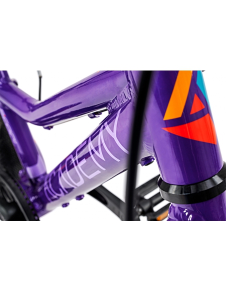 Rower dziecięcy Academy Grade 2 (14"-1S Belt) Purple (napęd na pasek)