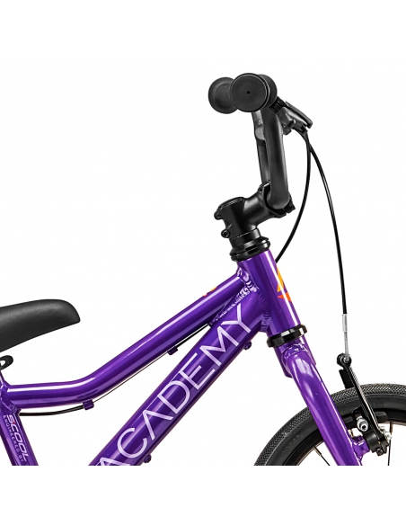 Rower dziecięcy Academy Grade 2 (14"-1S Belt) Purple (napęd na pasek)