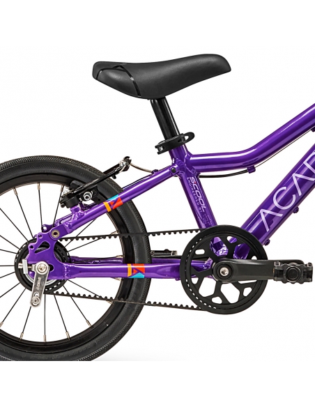 Rower dziecięcy Academy Grade 2 (14"-1S Belt) Purple (napęd na pasek)
