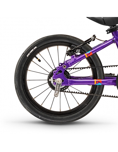 Rower dziecięcy Academy Grade 2 (14"-1S Belt) Purple (napęd na pasek)