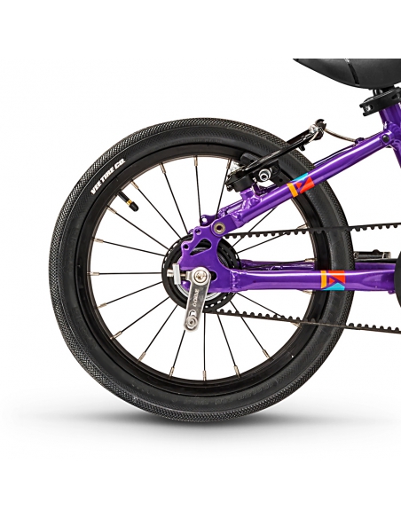 Rower dziecięcy Academy Grade 2 (14"-1S Belt) Purple (napęd na pasek)