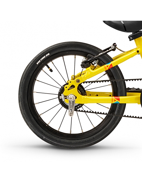 Rower dziecięcy Academy Grade 2 (14"-1S Belt) Yellow (napęd na pasek)
