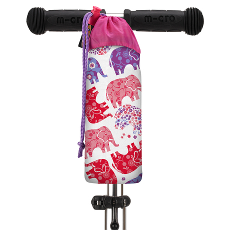 Pokrowiec Micro na butelkę lub bidon różowe słonie elephant