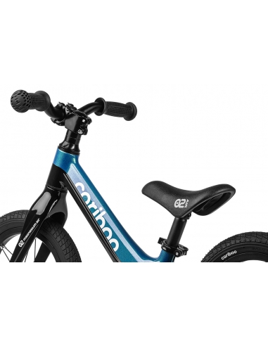 Rowerek biegowy Cariboo Magnesium Air Black/Blue (pompowane koła)