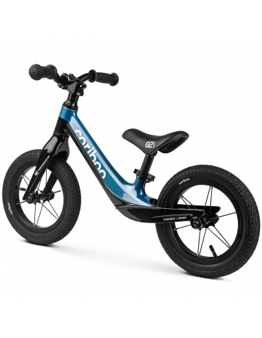 Rowerek biegowy Cariboo Magnesium Air Black/Blue (pompowane koła)