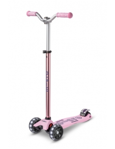 Hulajnoga Maxi Micro Deluxe PRO LED Rose (świecące koła)