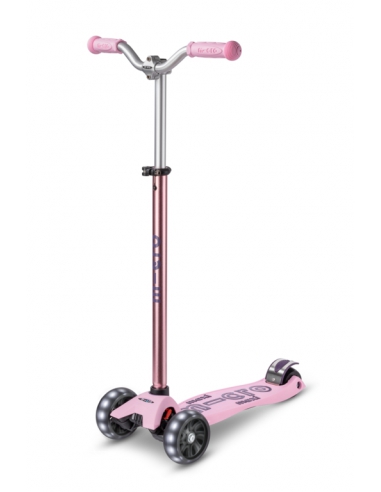 Hulajnoga Maxi Micro Deluxe PRO LED Rose (świecące koła)