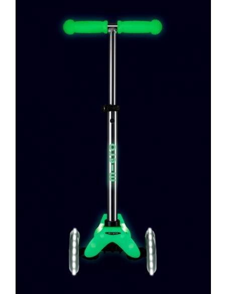 Hulajnoga Mini Micro Deluxe GLOW LED Plus Icy Lime (świecące koła i podest)
