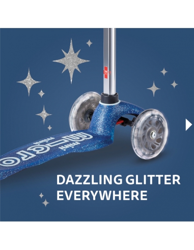 Hulajnoga Mini Micro Deluxe Galaxy GLITTER LED...