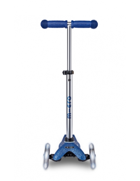 Hulajnoga Mini Micro Deluxe Galaxy GLITTER LED Navy Blue (świecące koła, brokatowe wykończenie)