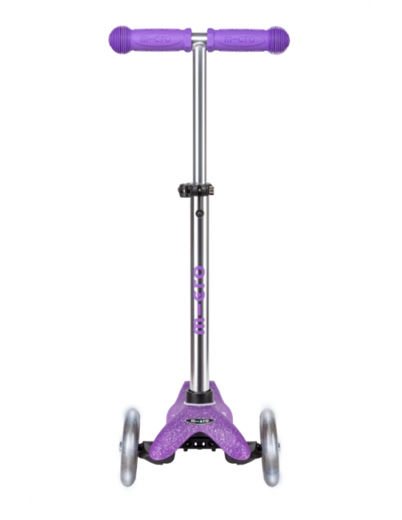 Hulajnoga Mini Micro Deluxe Fairy GLITTER LED Purple (świecące koła, brokatowe wykończenie)