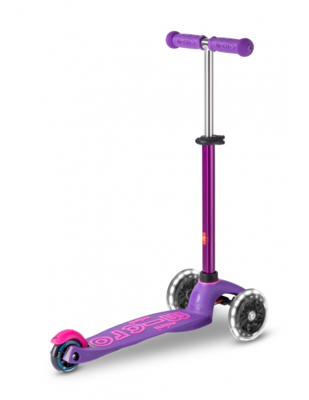 Hulajnoga Mini Micro Deluxe LED Purple/Pink (świecące koła)
