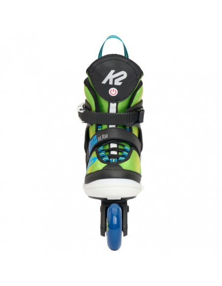 Rolki dziecięce K2 RAIDER BEAM LED Green/Yellow (świecące)
