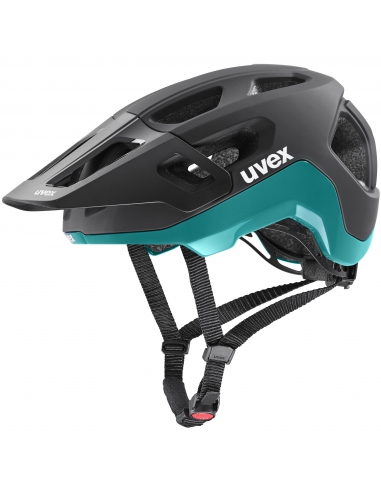 Kask rowerowy Uvex React Black-Teal Mat