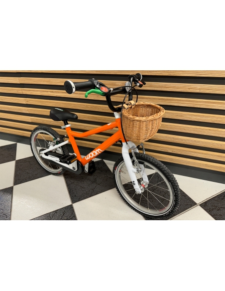 Naturalny wiklinowy koszyk MINI na rower dziecięcy lub rowerek biegowy (mocowany na paski)