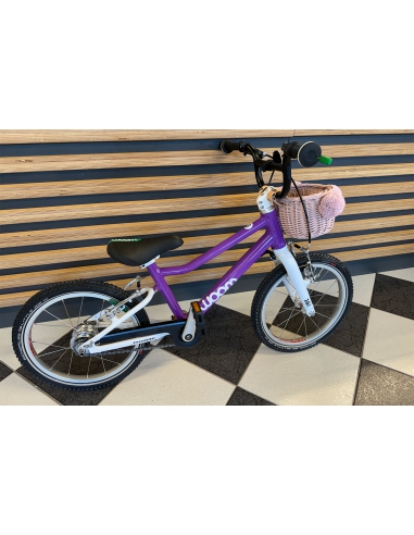 Różowy wiklinowy koszyk MINI na rower dziecięcy...