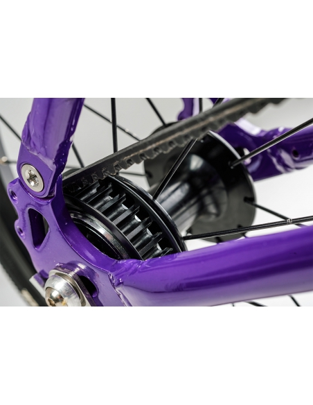 Rower dziecięcy Academy Grade 3 Belt (16") Purple (napęd na pasek)
