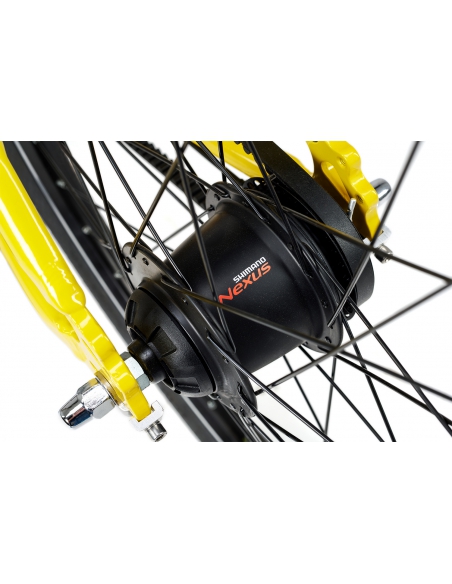 Rower dziecięcy Academy Grade 5 Belt (24") Yellow (napęd na pasek)