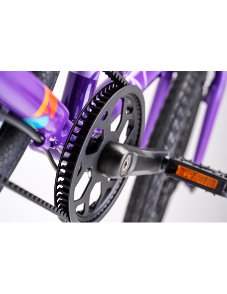 Rower dziecięcy Academy Grade 4 Belt (20") Purple (napęd na pasek)
