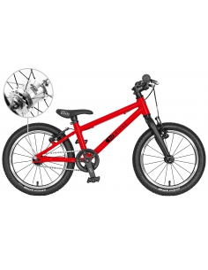 Rower dziecięcy Kubikes 16L AUTO Red czerwony (z automatyczną przerzutką)