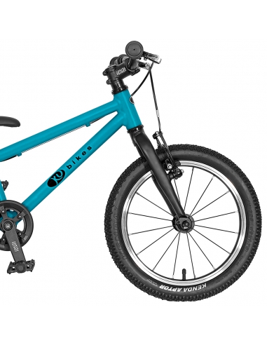 Rower dziecięcy Kubikes 16L AUTO Turquoise turkusowy (z automatyczną przerzutką)