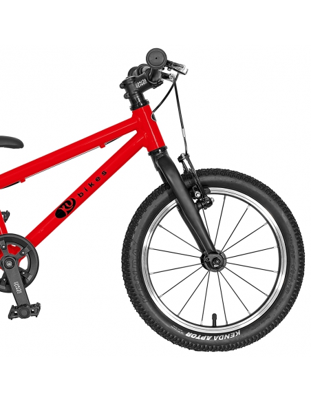 Rower dziecięcy Kubikes 16L AUTO Red czerwony (z automatyczną przerzutką)