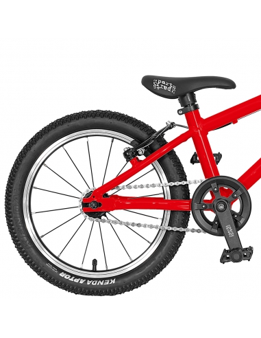 Rower dziecięcy Kubikes 16L AUTO Red czerwony (z automatyczną przerzutką)