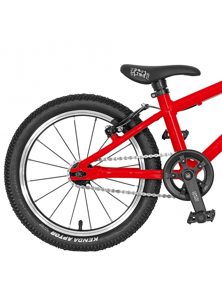 Rower dziecięcy Kubikes 16L AUTO Red czerwony (z automatyczną przerzutką)