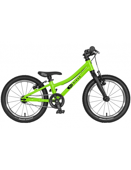 Rower dziecięcy Kubikes 16S Lime zielony