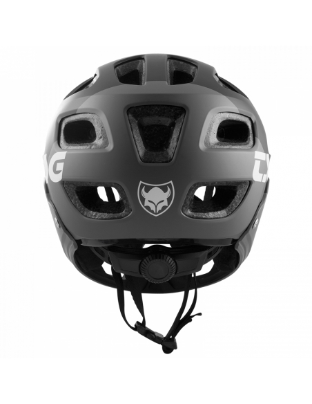 Kask rowerowy full face TSG Seek Youth FR Graphic Design - Flow Grey-Black (odpinana garda)