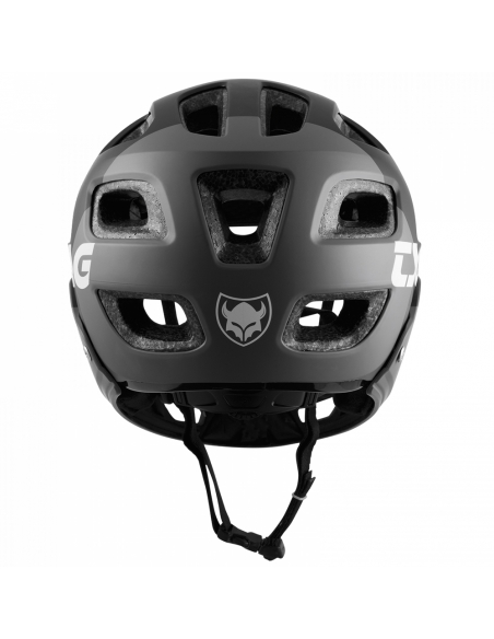 Kask rowerowy full face TSG Seek FR Graphic Design - Flow Grey-Black (odpinana garda)