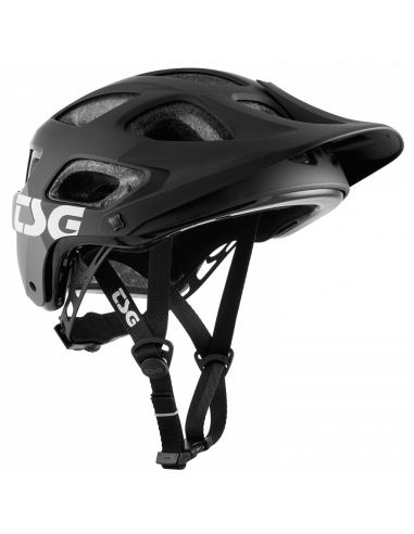 Kask rowerowy full face TSG Seek FR Graphic Design - Flow Grey-Black (odpinana garda)
