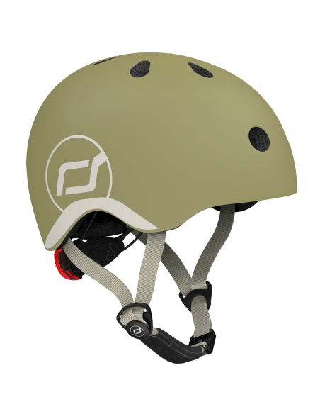 Kask dziecięcy Scoot&Ride Olive