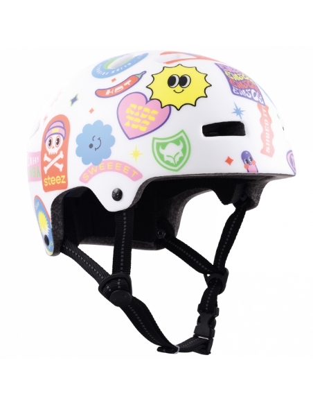 Kask TSG Nipper Maxi Graphic Design - White Happy Sticker