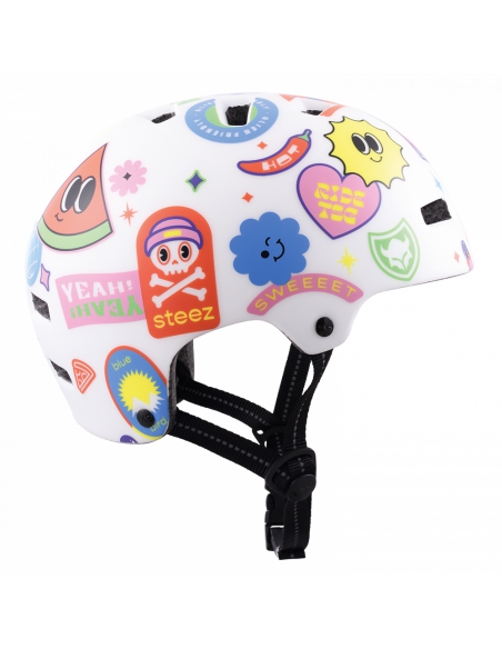 Kask TSG Nipper Maxi Graphic Design - White Happy Sticker