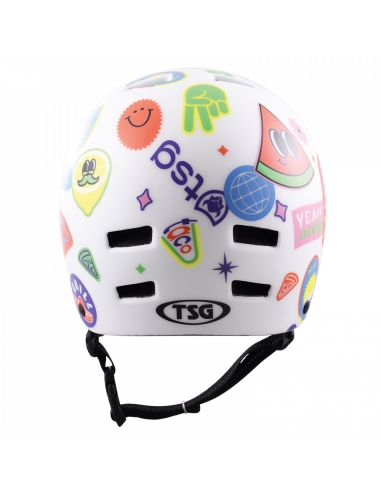 Kask TSG Nipper Maxi Graphic Design - White Happy Sticker