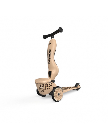 Hulajnoga i jeździk Scoot&Ride Highwaykick1 Lifestyle 2w1 Leopard + pasek do noszenia GRATIS