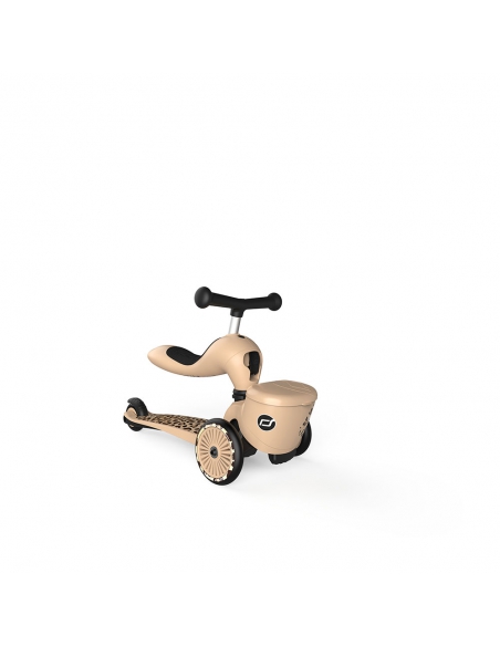 Hulajnoga i jeździk Scoot&Ride Highwaykick1 Lifestyle 2w1 Leopard + pasek do noszenia GRATIS