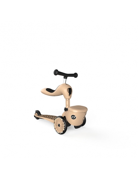 Hulajnoga i jeździk Scoot&Ride Highwaykick1 Lifestyle 2w1 Leopard + pasek do noszenia GRATIS