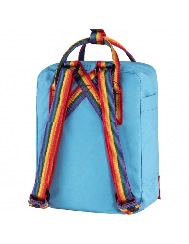 Plecak Fjallraven Kanken Rainbow Mini Air Blue - Rainbow Pattern