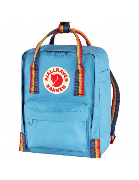 Plecak Fjallraven Kanken Rainbow Mini Air Blue - Rainbow Pattern