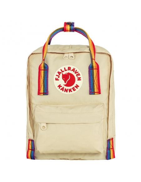 Plecak Fjallraven Kanken Rainbow Mini Light Oak - Rainbow Pattern