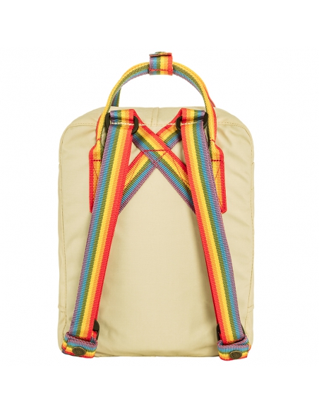 Plecak Fjallraven Kanken Rainbow Mini Light Oak - Rainbow Pattern